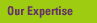 Our Expertise